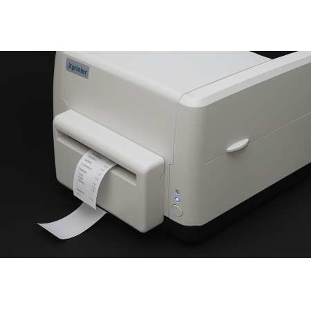 Xprinter XP-T451B термопринтер для печати на лентах с обрезчиком, бирках, этикетках
