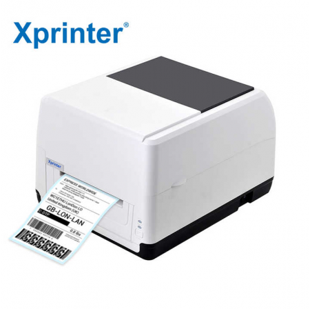 Xprinter XP-T451B термопринтер для печати на лентах с обрезчиком, бирках, этикетках